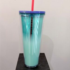Starbucks Mint and Teal Ombre Cold Cup 2021
